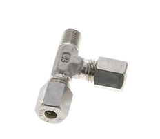 6L & R1/8'' Stainless Steel Right Angle Tee Compression Fitting with Male Threads 315 bar ISO 8434-1
