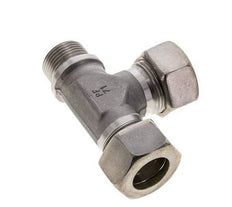 22L & G3/4'' Stainless Steel Right Angle Tee Compression Fitting with Male Threads 160 bar ISO 8434-1