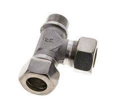 22L & G3/4'' Stainless Steel Right Angle Tee Compression Fitting with Male Threads 160 bar ISO 8434-1