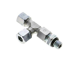 10L & G1/4'' Zink Plated Steel Right Angle Tee Cutting Fitting with Male Threads 315 bar Adjustable ISO 8434-1