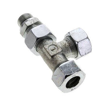 18L & G1/2'' Zink Plated Steel Right Angle Tee Cutting Fitting with Male Threads 315 bar Adjustable ISO 8434-1