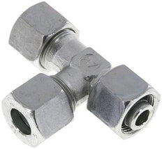 Accesorio de corte en T en ángulo recto de acero galvanizado 14S con barra giratoria 630 ajustable ISO 8434-1