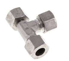 Accesorio de corte en T en ángulo recto de acero inoxidable 12L con barra giratoria 315 ajustable ISO 8434-1