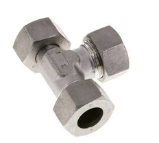 Accesorio de corte en T en ángulo recto de acero inoxidable 18L con barra giratoria 315 ajustable ISO 8434-1