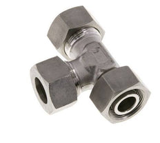 Accesorio de corte en T en ángulo recto de acero inoxidable 18L con barra giratoria 315 ajustable ISO 8434-1