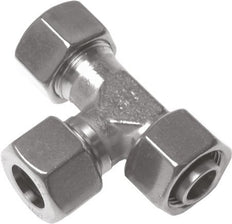 Accesorio de corte en T en ángulo recto de acero inoxidable 38S con barra giratoria 315 ajustable ISO 8434-1