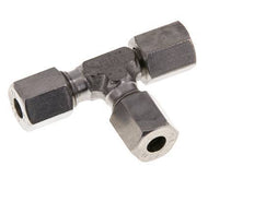 Accesorio de corte en T en ángulo recto de acero inoxidable 6L con rótula 315 bar FKM ajustable ISO 8434-1
