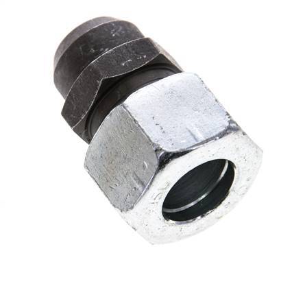 15L & 19mm Phosphatised Steel Straight Cutting Fitting with Welding End 315 bar ISO 8434-1 [2 Pieces]