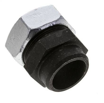 42L & 46mm Phosphatised Steel Straight Cutting Fitting with Welding End 160 bar ISO 8434-1
