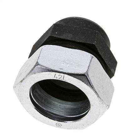 42L & 46mm Phosphatised Steel Straight Cutting Fitting with Welding End 160 bar ISO 8434-1