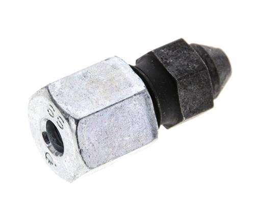 6S & 11mm Phosphatised Steel Straight Cutting Fitting with Welding End 630 bar ISO 8434-1 [2 Pieces]