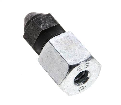 6S & 11mm Phosphatised Steel Straight Cutting Fitting with Welding End 630 bar ISO 8434-1 [2 Pieces]
