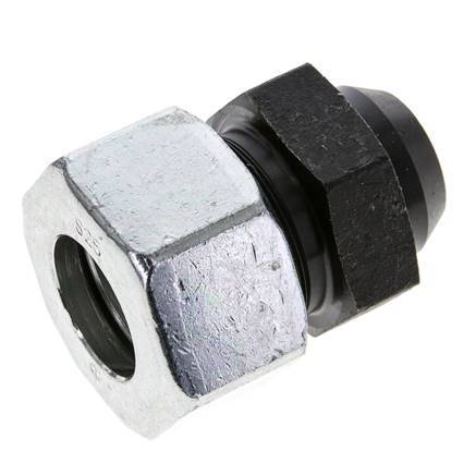 25S & 31mm Racor recto de acero fosfatado con extremo para soldar 400 bar ISO 8434-1