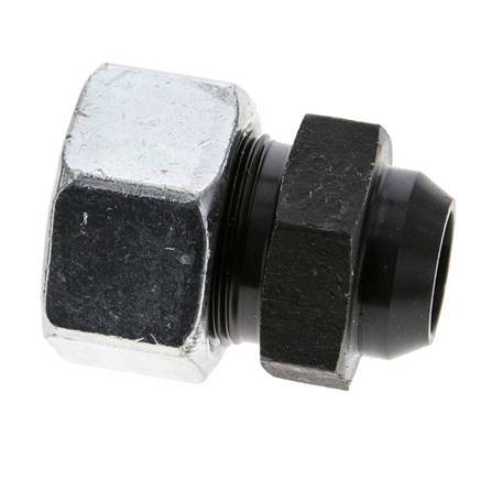 25S & 31mm Racor recto de acero fosfatado con extremo para soldar 400 bar ISO 8434-1