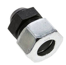 25S & 31mm Racor recto de acero fosfatado con extremo para soldar 400 bar ISO 8434-1