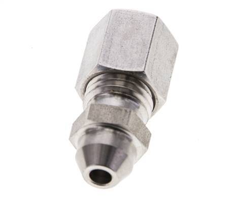 6L & 10mm Stainless Steel Straight Cutting Fitting with Welding End 315 bar ISO 8434-1