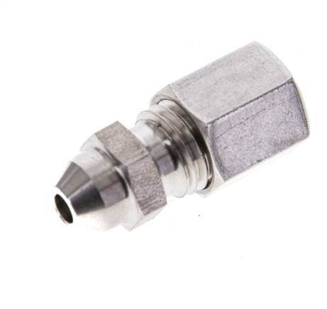 6L & 10mm Stainless Steel Straight Cutting Fitting with Welding End 315 bar ISO 8434-1