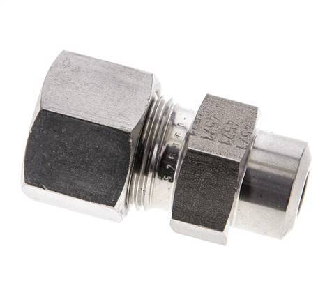 12S & 17mm Stainless Steel Straight Cutting Fitting with Welding End 600 bar ISO 8434-1
