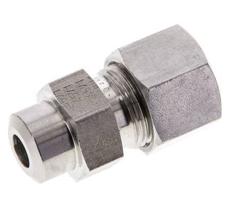 12S & 17mm Stainless Steel Straight Cutting Fitting with Welding End 600 bar ISO 8434-1