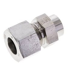 16S & 21mm Stainless Steel Straight Cutting Fitting with Welding End 400 bar ISO 8434-1