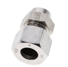 16S & 21mm Stainless Steel Straight Cutting Fitting with Welding End 400 bar ISO 8434-1