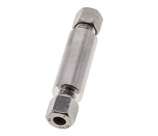 8L Stainless Steel Straight Welding Cutting Fitting Bulkhead 315 bar ISO 8434-1