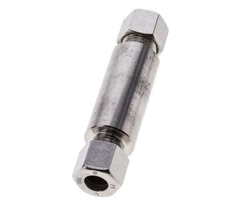 10L Stainless Steel Straight Welding Cutting Fitting Bulkhead 315 bar ISO 8434-1