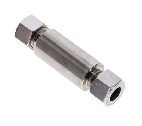 12L Stainless Steel Straight Welding Cutting Fitting Bulkhead 315 bar ISO 8434-1