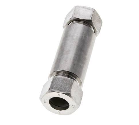 18L Stainless Steel Straight Welding Cutting Fitting Bulkhead 315 bar ISO 8434-1