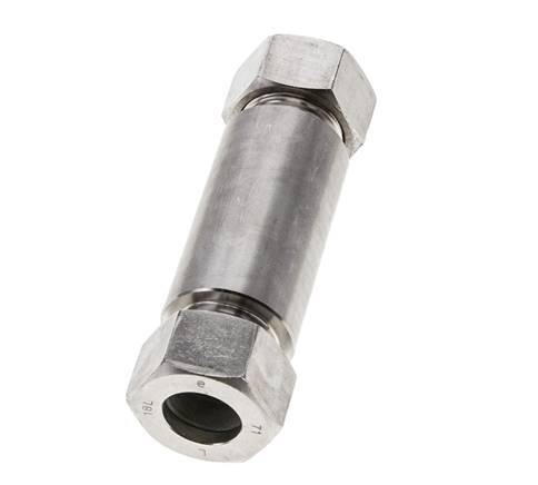 18L Stainless Steel Straight Welding Cutting Fitting Bulkhead 315 bar ISO 8434-1