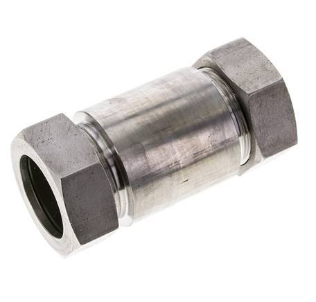 42L Stainless Steel Straight Welding Cutting Fitting Bulkhead 160 bar ISO 8434-1