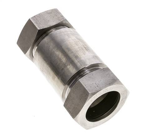 42L Stainless Steel Straight Welding Cutting Fitting Bulkhead 160 bar ISO 8434-1