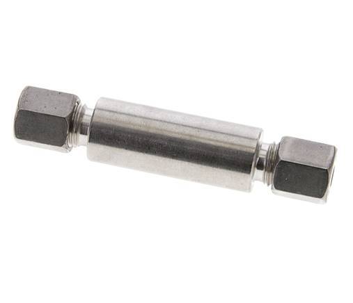 6S Stainless Steel Straight Welding Cutting Fitting Bulkhead 630 bar ISO 8434-1