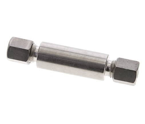 6S Stainless Steel Straight Welding Cutting Fitting Bulkhead 630 bar ISO 8434-1
