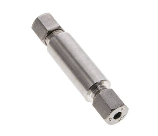 6S Stainless Steel Straight Welding Cutting Fitting Bulkhead 630 bar ISO 8434-1