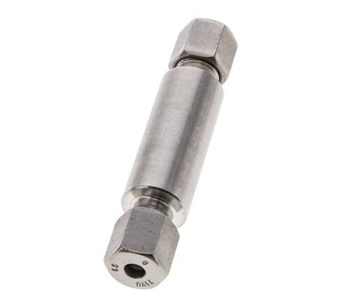 6S Stainless Steel Straight Welding Cutting Fitting Bulkhead 630 bar ISO 8434-1