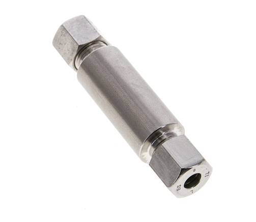 8S Stainless Steel Straight Welding Cutting Fitting Bulkhead 630 bar ISO 8434-1