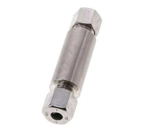 8S Stainless Steel Straight Welding Cutting Fitting Bulkhead 630 bar ISO 8434-1