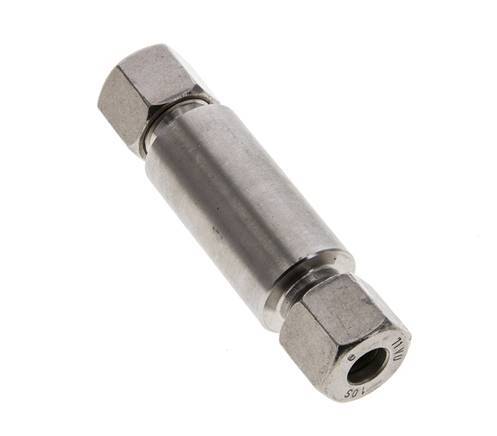 10S Stainless Steel Straight Welding Cutting Fitting Bulkhead 630 bar ISO 8434-1