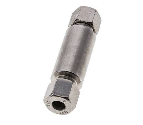 10S Stainless Steel Straight Welding Cutting Fitting Bulkhead 630 bar ISO 8434-1