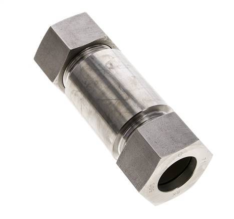 30S Stainless Steel Straight Welding Cutting Fitting Bulkhead 400 bar ISO 8434-1