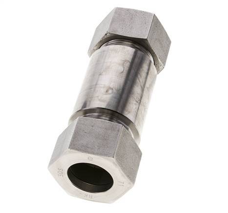 30S Stainless Steel Straight Welding Cutting Fitting Bulkhead 400 bar ISO 8434-1