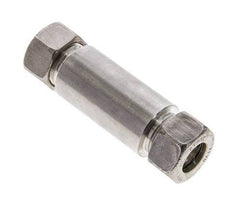 18L Stainless Steel Straight Welding Compression Fitting Bulkhead 315 bar ISO 8434-1