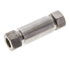 18L Stainless Steel Straight Welding Compression Fitting Bulkhead 315 bar ISO 8434-1