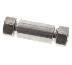 18L Stainless Steel Straight Welding Compression Fitting Bulkhead 315 bar ISO 8434-1