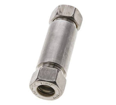 18L Stainless Steel Straight Welding Compression Fitting Bulkhead 315 bar ISO 8434-1