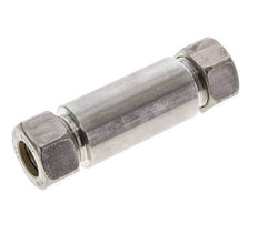 18L Stainless Steel Straight Welding Compression Fitting Bulkhead 315 bar ISO 8434-1