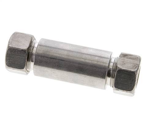 18L Stainless Steel Straight Welding Compression Fitting Bulkhead 315 bar ISO 8434-1