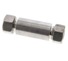 18L Stainless Steel Straight Welding Compression Fitting Bulkhead 315 bar ISO 8434-1