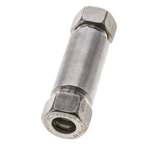 18L Stainless Steel Straight Welding Compression Fitting Bulkhead 315 bar ISO 8434-1
